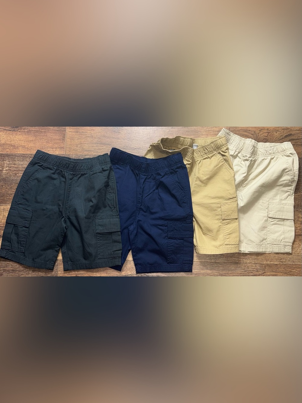 The Children’s Place Boys Cargo Shorts 4-Pack Size 8 NWT Uniform School